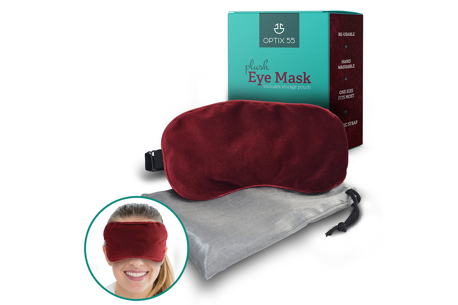 Plush Eye Mask Moist Heat Microwave Activated