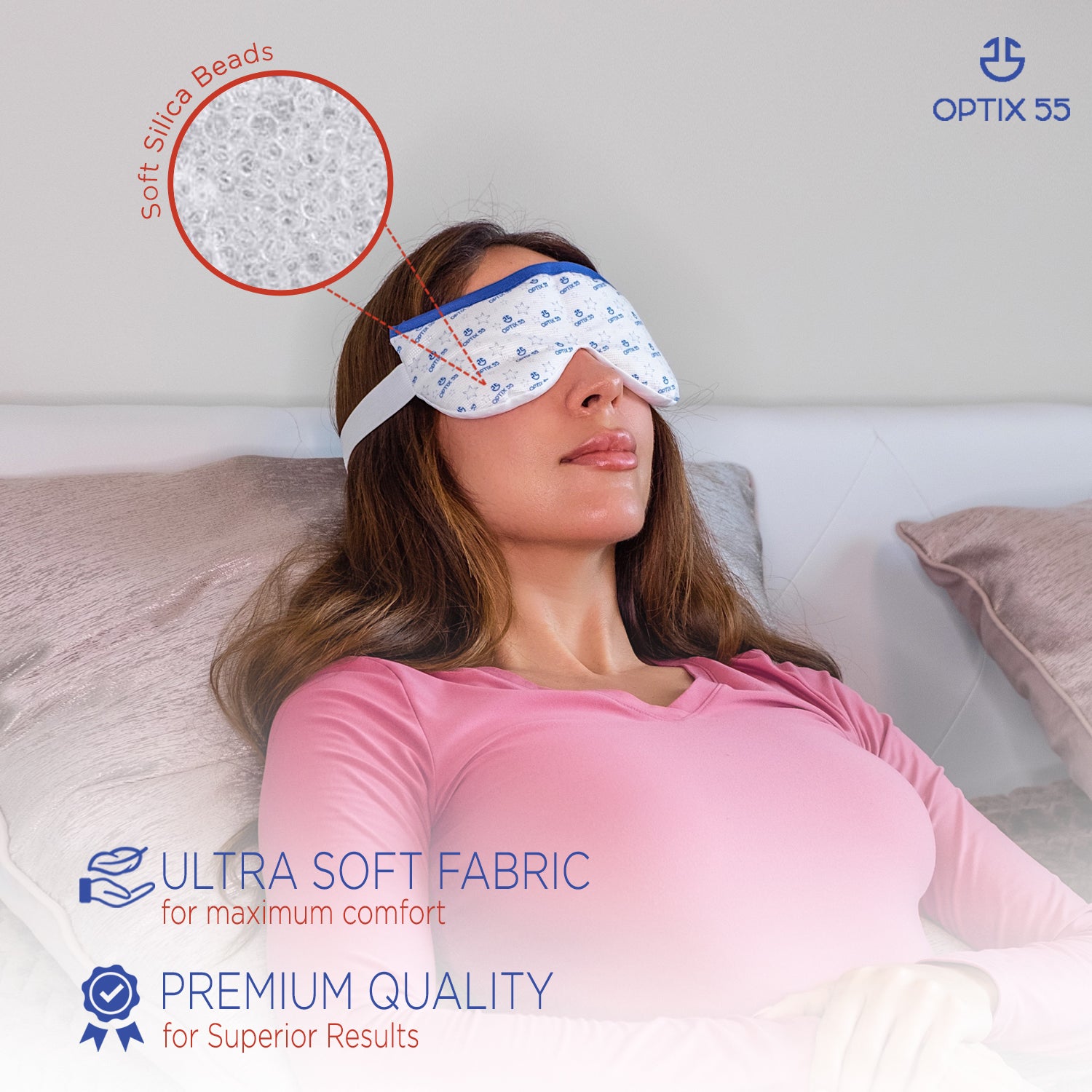 Eye Mask for Dry Eyes - Moist Heat Microwave Activated