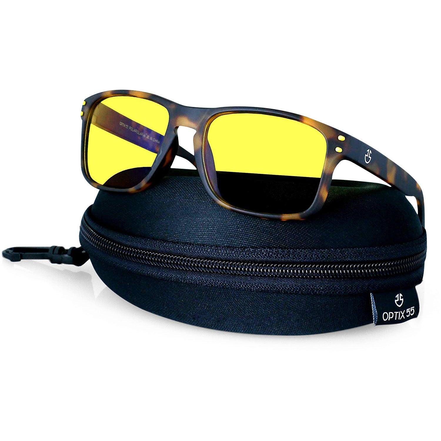 Optix 55 Polarized Glasses for Men & Women – Night Vision/Sun Glasses With  PC, Rubber Frame & REVO Coating Sports Sunglasses