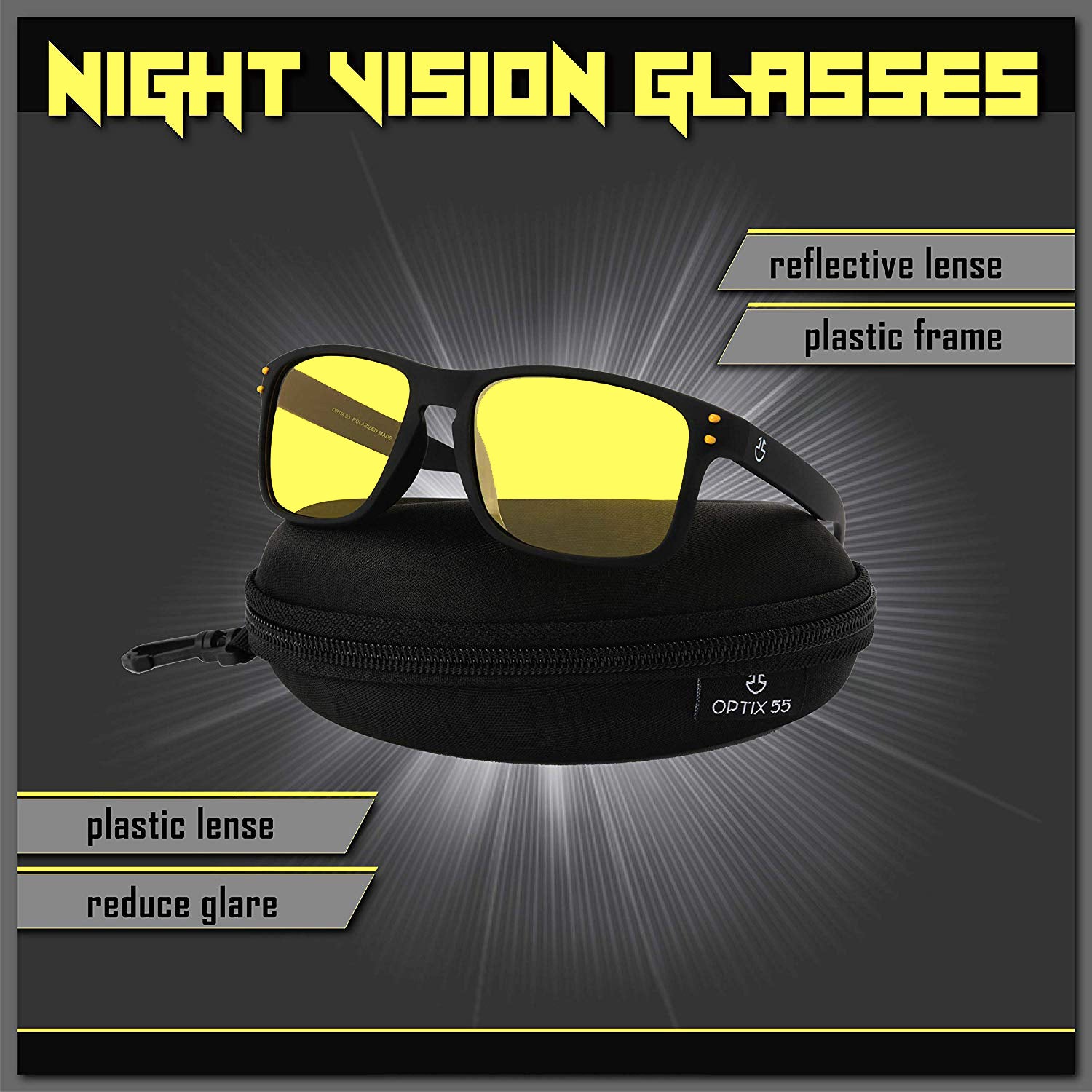 Night Driving Glasses for Men and Women with Anti Glare Coating | Glasses India
