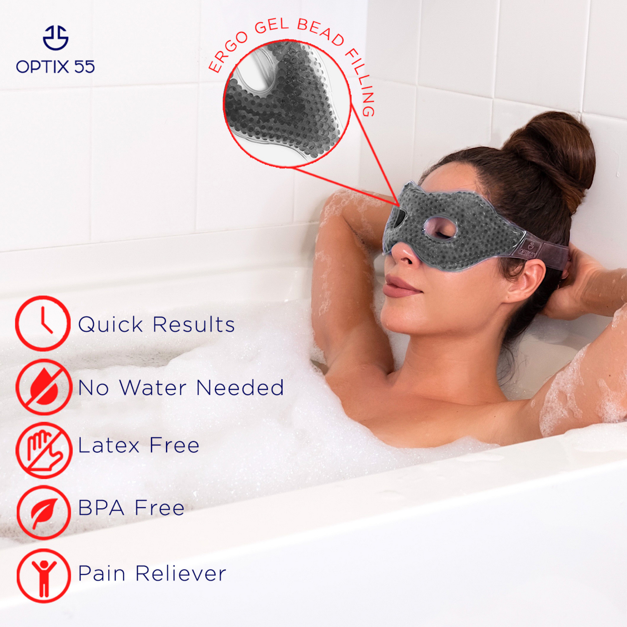 Hot cold gel eye mask deals
