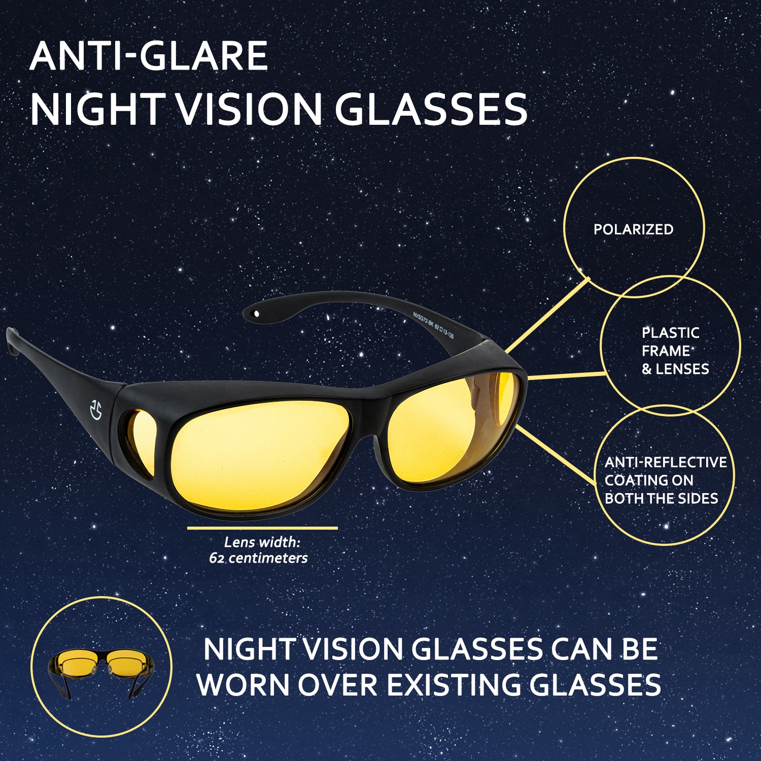 Gafas de Vision Nocturna para Conducir – Lentes Gafas de Conducción Día y  Noche – Suncoast Golf Center & Academy