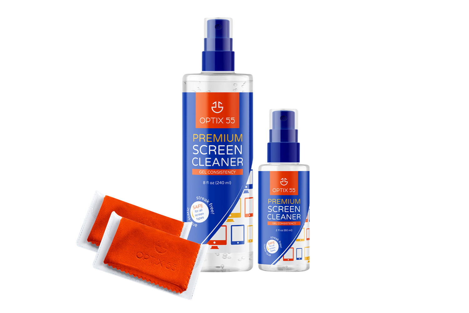 Premium Gel Screen Cleaner Spray Kit